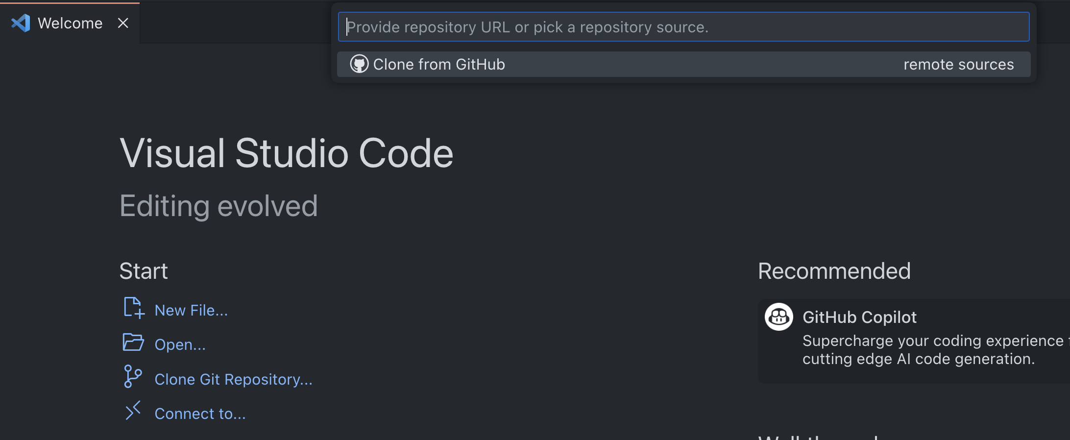 Git Clone in VSCode